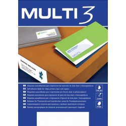 Etykiety uniwersalne MULTI 3,64x33,9mm, zaokrąglone, białe
