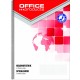 Kołonotatnik OFFICE PRODUCTS, A5, w kratkę, 80 kart., 60-80gsm, perforacja