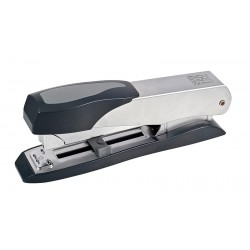 Zszywacz SAX150, zszywa do 45 kartek, front loader, regulowana głębokość, srebrny