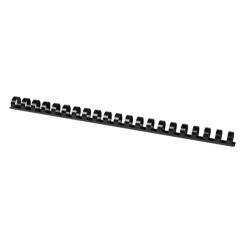 Grzbiety do bindowania OFFICE PRODUCTS, A4, 14mm (125 kartek), 100 szt., czarne