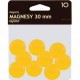 Magnesy 30 mm GRAND żółte 10szt.
