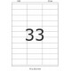 Etykiety samoprzylepne uniwersalne Emerson A4, 100 ark. 70x25,4