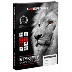 Etykiety samoprzylepne Emerson A4, 100 ark. 70,0 x 42,3