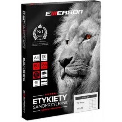 etykiety samoprzylepne EMERSON 105x57