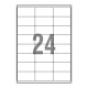 Etykiety samoprzylepne uniwersalne Emerson A4, 100 ark. 68,0 x 35,0