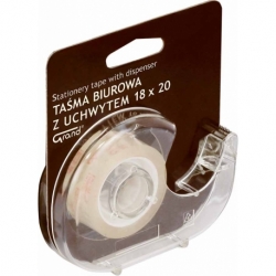 Taśma klejąca Grand z dyspenserem 18 mm x 20 yd