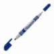 Marker dwustronny Pentel N65W Twin Tip niebieski