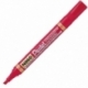 Marker permanentny Pentel N860 czerwony, ścięta końcówka