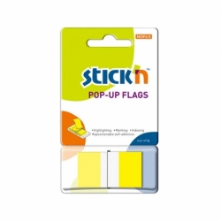 Zakładki indeksujące Stick'n 45x25mm, zielone, 50 zakładek
