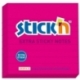 Karteczki samoprzylepne Stick'n Extra Sticky 101x101mm, linie, różowy neonowy 90 k