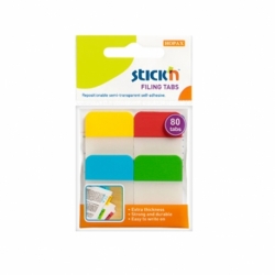 Przekładki do segregowania Stick'n 38x25mm, 4 kol
