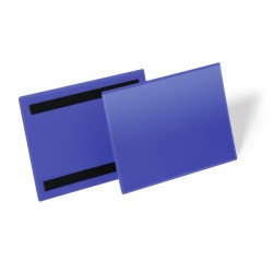 magnetyczna kieszeﾅ� magazynowa , DURABLE ,A5 pozioma, niebieska