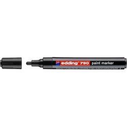 Marker EDDING 790 lakierowy z koﾅ�cﾃｳwkﾄ� 2-3mm czarny