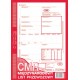 druk samokopiujﾄ�cy CMR, miﾄ囘zynarodowy list przewozowy, A4,80kartek