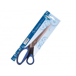 Nożyczki Centrum 25cm gumowany niebieski uchwyt