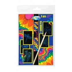 Zdrapywanka Centrum scratch paper 188x127mm 5 arkuszy